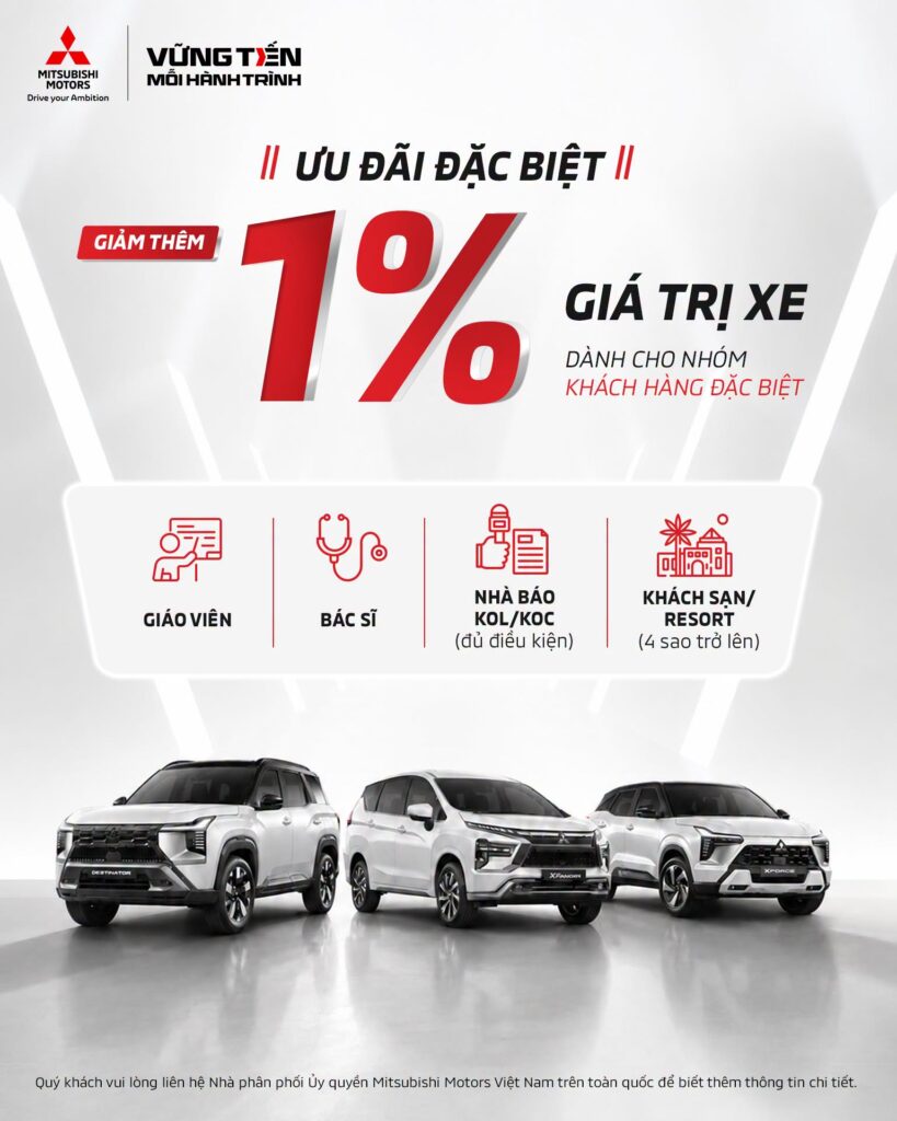 ƯU ĐÃI THÊM 1% DÀNH CHO NHÓM KHÁCH HÀNG ĐẶC BIỆT