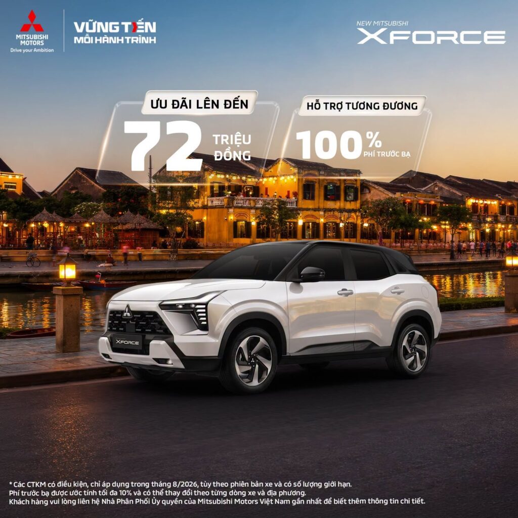 SẴN SÀNG ĐÓN TRỌN ƯU ĐÃI THÁNG 8 CÙNG MITSUBISHI MOTORS VIỆT NAM